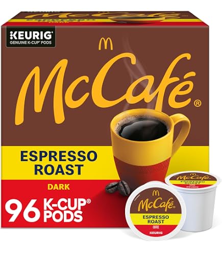 everyfrecious tall+cafeマットブラック　新品未開封　最安値 Amazon.com: McCafe Espresso Roast Coffee, Keurig Single-Serve K